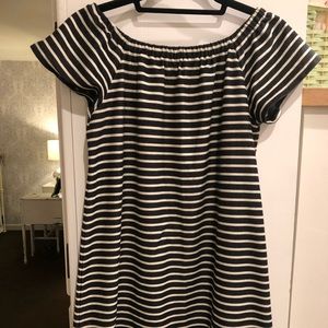 Madewell Striped Melody Off-The Shoulder Dress